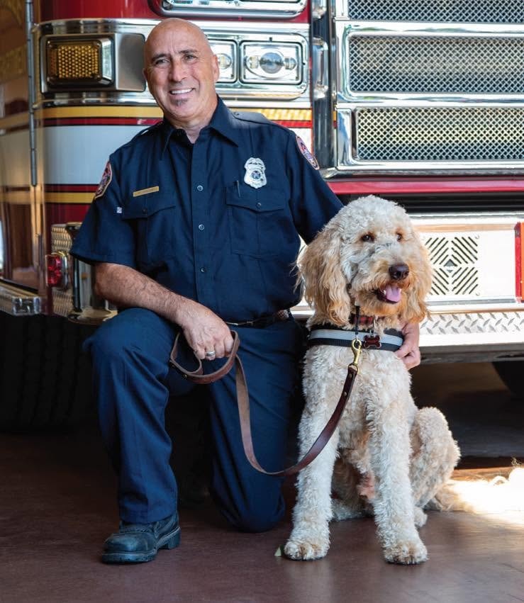 Dan Salois, Ret. Firefighter Paramedic — handler portrait