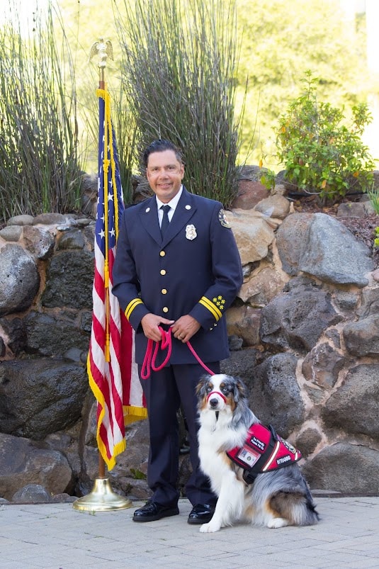 Battalion Chief & Peer Support Director Traig Smith — handler portrait