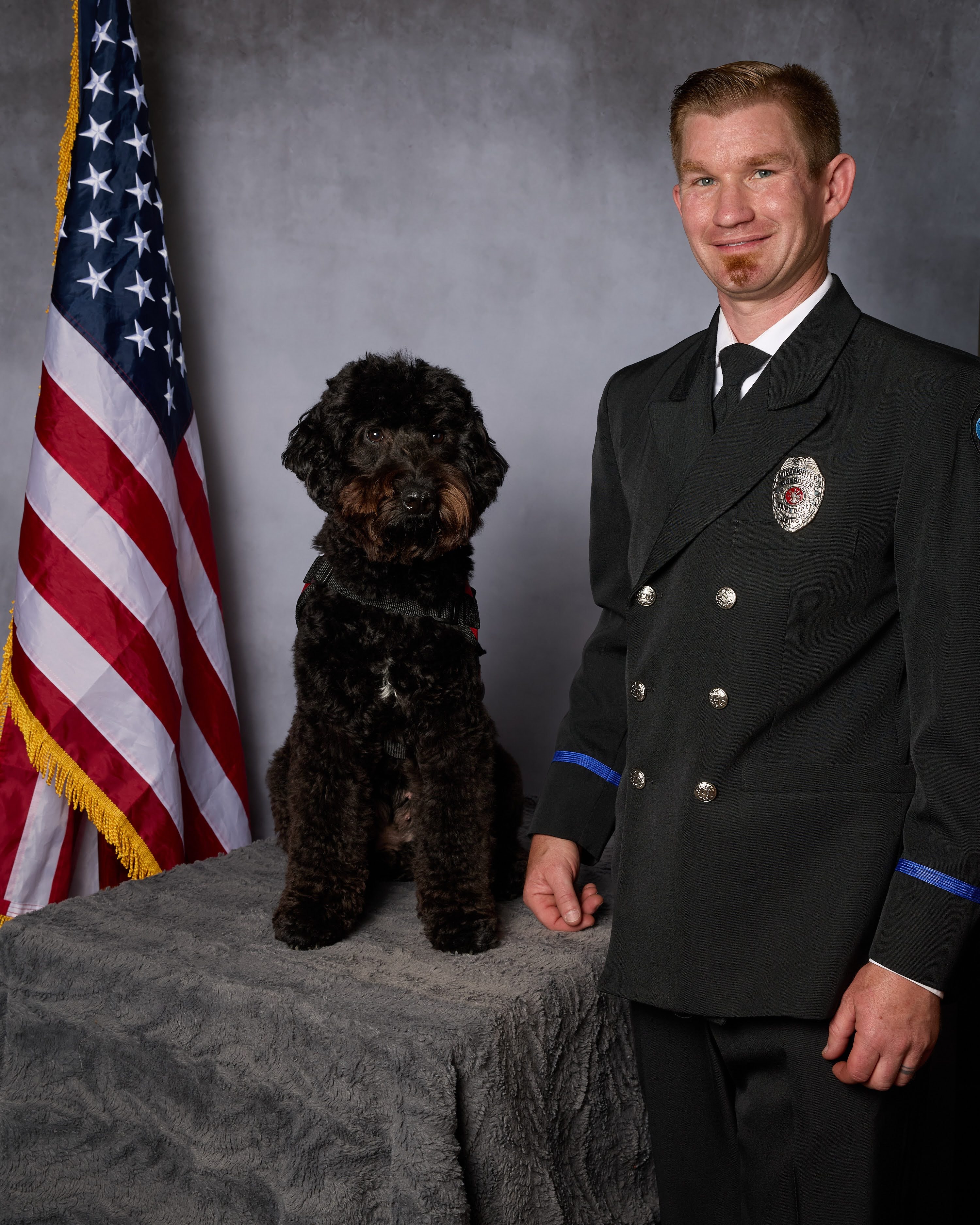 Chuck King — handler portrait